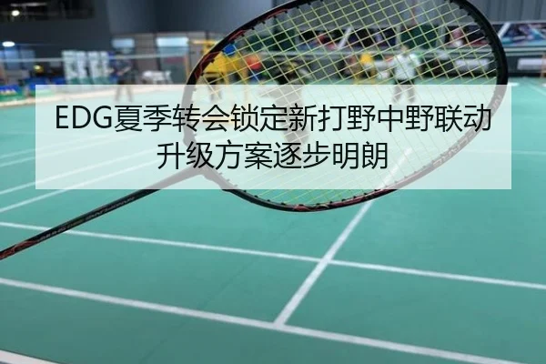 EDG夏季转会锁定新打野中野联动升级方案逐步明朗